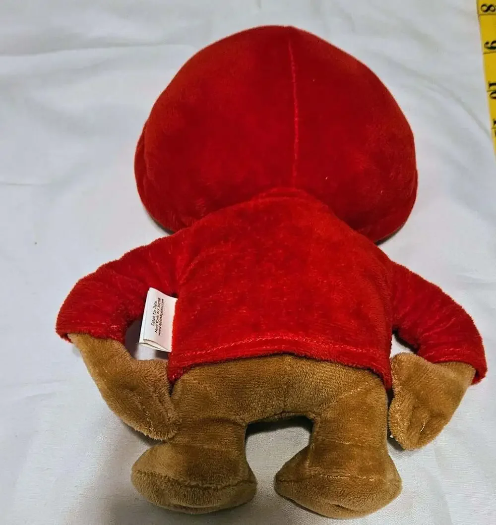 E.T. The Extra-Terrestrial Plush Toy with Red Hoodie Squeaky Dog Toy